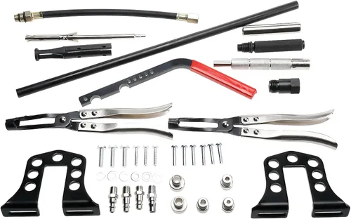 Vista 2 de KUNTEC Kit de servicio de culata Conjunto de herramientas de compresor de resorte de válvula Instalador de extracción de compresor OHV OHC