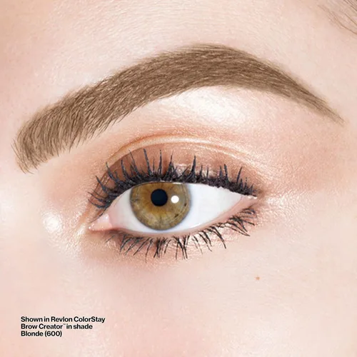 Vista 5 de Revlon ColorStay Brow Creator, Lápiz y Polvo de Cejas Preciso 2 en 1 con Cepillo Spoolie, Impermeable, Relleno de Media para Ella, 620 Auburn, 0.003