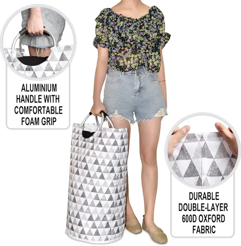 Vista 7 de Dalykate Cubierta para tabla de planchar y cesta de lavandería, tamaño de la cubierta de la tabla de planchar 15 x 54, tamaño de la cesta