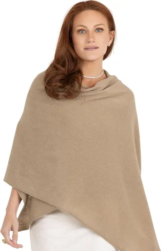 Velanio Cashmere Bufanda de pashmina de cachemira 100% tejida, chal extra grande para mujer, estola de viaje Camello
