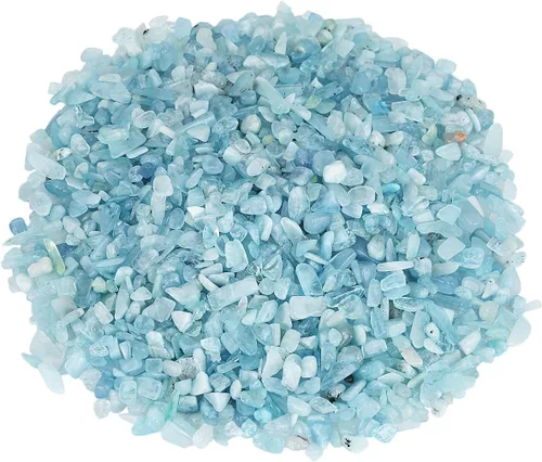 Vista 32 de SUNYIK Piedras trituradas surtidas de cuarzo cristal en trozos irregulares de forma irregular, 1 libra (aproximadamente 460 gramos)