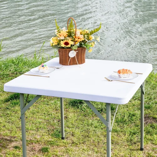 Vista 30 de Mantel de mesa rectangular de 4 pies con ajuste elástico, mantel de elastano elástico de 4 pies para mesa, mantel elástico de spandex para cocina