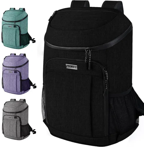 BAGLHER Mochila Nevera Térmica Ligera Aislada - 30 Latas, A Prueba de Fugas para Almuerzo, Picnic, Senderismo, Viajes de Campamento