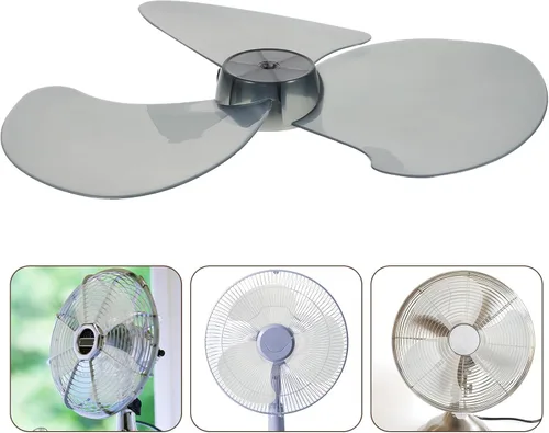 Vista 3 de LIFKOME Accesorio de ventilador de plástico de 16 pulgadas, repuesto de 3 hojas, aspas de ventilador de refrigeración, aspas de ventilador de pie