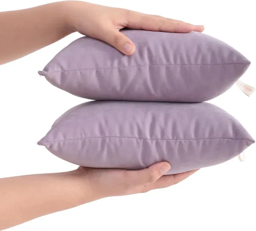 Vista 6 de FLXXIE Tiny Pillow - Mini almohada de microfibra alternativa de plumón de 11 x 7 pulgadas para viajes, mascotas, suave lavable a máquina, almohadas