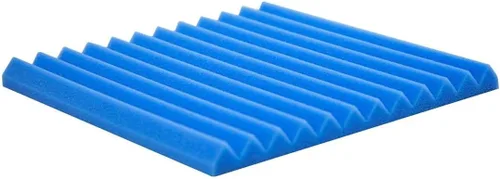 Vista 5 de Paquete de 24 paneles acústicos de espuma a prueba de sonido de 1 x 12 x 12 pulgadas, cuñas de espuma de estudio, paneles de pared absorbentes
