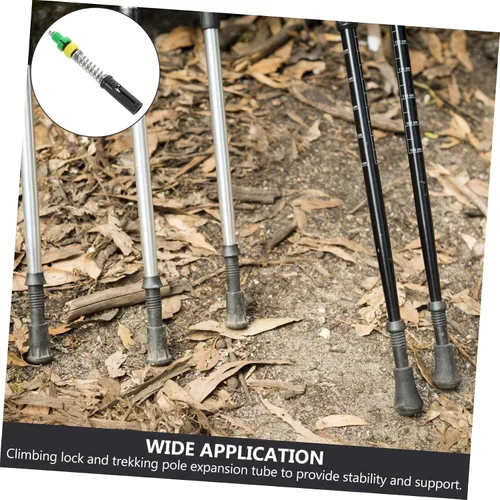 Vista 8 de Toddmomy Accesorios Accesorios para bastón de caminar al aire libre Accesorios Trekking Pole Fitting Cerradura interna para caminar poste