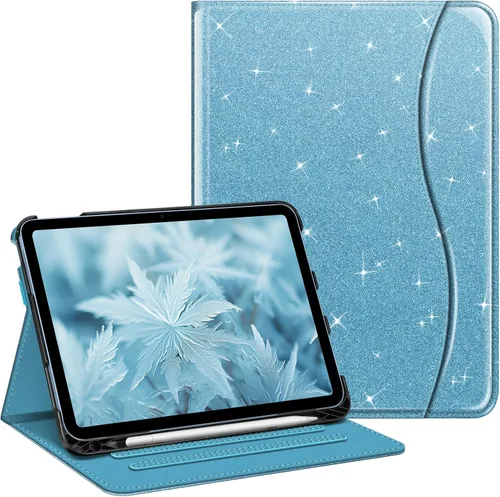 Vista 32 de Fintie Funda para iPad (A16) de 11ª generación de 11 pulgadas (2025), iPad de 10ª generación de 10.9 pulgadas (2022), soporte protector