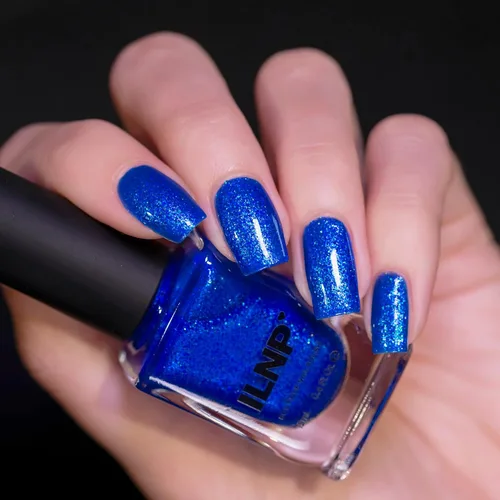 Vista 3 de ILNP Sea Glass - Esmalte de uñas brillante azul cobalto profundo