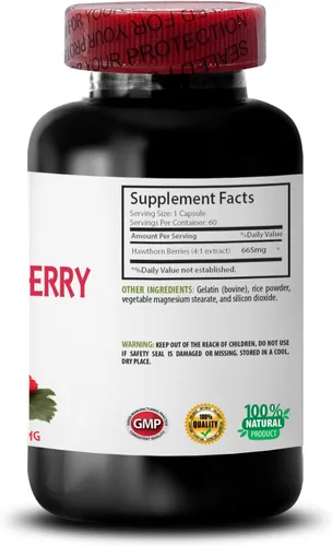 Vista 4 de Cápsulas de extracto de baya de espino - EXTRACTO DE BERRIES DE ESPINO - Polvo de extracto de bayas, suplemento antioxidante para la piel