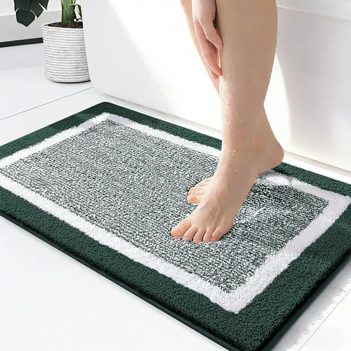 Vista 81 de OLANLY Alfombra de baño de microfibra extrasuave y absorbente, antideslizante, lavable a máquina, de secado rápido, adecuada para suelo de baño