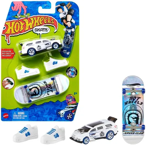 Vista 4 de Hot Wheels Skate Board 6 Shoe 2 DC 6 Vehículo de juguete para niños a partir de 5 años