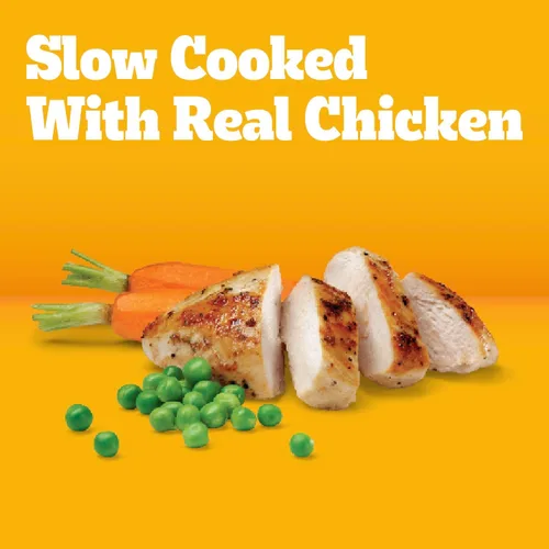 Vista 4 de Pedigree Latas de comida húmeda para perros pequeños en salsa con sabor a pollo y verduras, latas de 13.2 onzas, 12