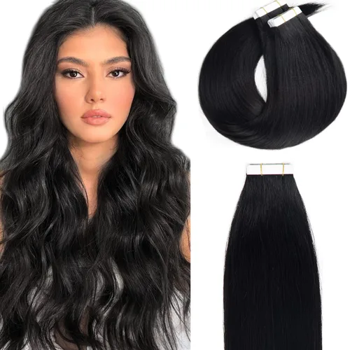 Vista 24 de Loxxy Extensiones de cabello humano rizado con punta I Tip, extensiones de cabello humano rizado negro natural, extensiones de cabello preunido