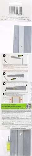 Vista 2 de Kit OOK 55312 Hangman para colgar cuadros de 13 piezas estilo francés inglete con tornillos Wall Dogs., 533208