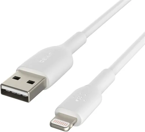 Vista 10 de Cable Lightning Belkin BoostCharge - 3.3 pies/1M - Certificado MFi Cargador de iPhone de Apple Cable USB a Lightning - Cable de iPhone - Cable