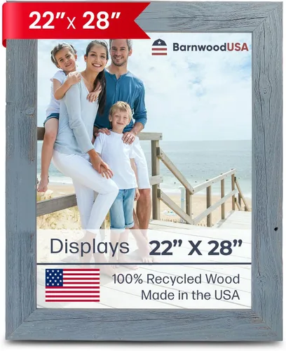 Vista 177 de BARNWOODUSA Marco de Cuadros Estilo Granja Moldura de 2 Pulgadas 100% Madera Recuperada Rústico Rosa Bebé Ready to Display: Your frame arrives