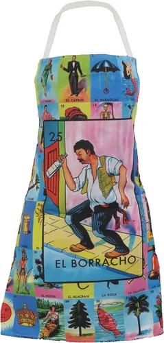 Vista 10 de Leos Imports Loteria Card - Delantal de bingo mexicano con bolsillos