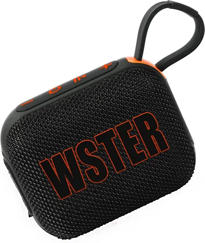 Altavoz Bluetooth portátil, altavoz Bluetooth portátil inalámbrico con radio FM BT5.3 TF tarjeta USB, sonido estéreo TWS emparejamiento, altavoz