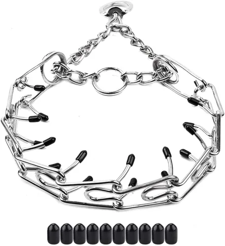 Vista 9 de CBBPET Collar de punta para perro, collar de entrenamiento ajustable para perros con hebilla de liberación rápida para perros pequeños, medianos