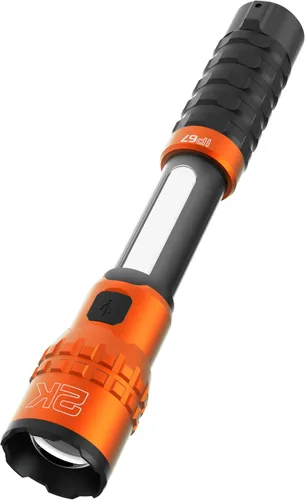 Vista 14 de NEBO SLYDE KING Linterna Lúmenes altos, luz de trabajo COB recargable y linterna LED, impermeable, base magnética, ideal para acampar y cazar