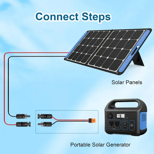 Vista 6 de Cable solar a XT60i 10AWG - MOOKEERF Cable de panel solar de 5 pies a conector adaptador XT60i, cable de extensión XT60i-F para estación de energía