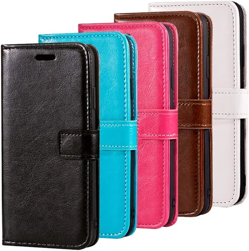 Vista 7 de Funda de piel sintética para teléfono compatible con Tecno Camon 19 Pro 5G, funda magnética con ranuras para tarjetas, protección completa y función