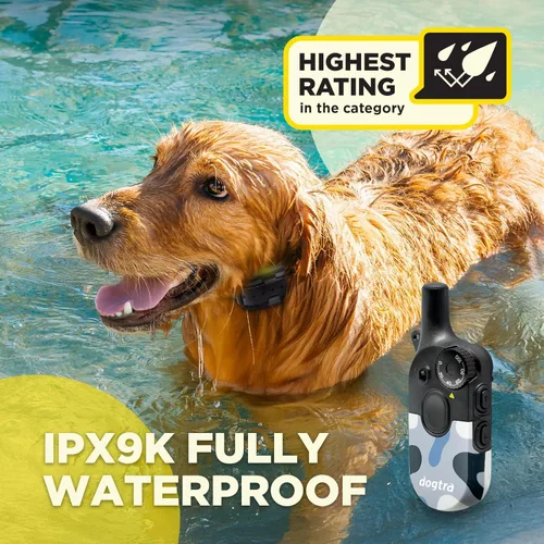 Vista 6 de Dogtra 200iQ Collar E de entrenamiento remoto – 100 niveles, tono, vibración, rango de 1/2 milla – Compacto, impermeable, control con una sola mano