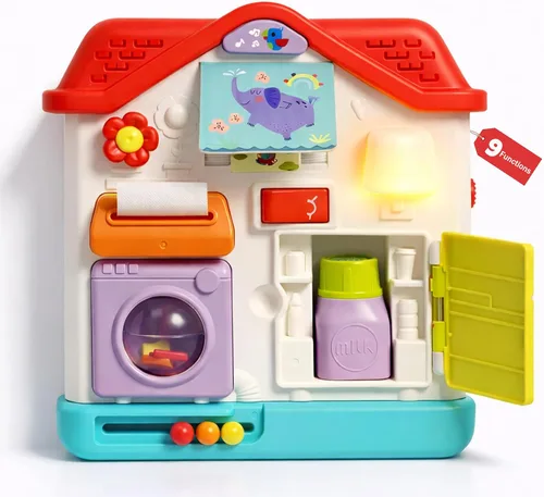 Vista 9 de Montessori - Tabla de actividades sensoriales para bebés de 1 a 3 años