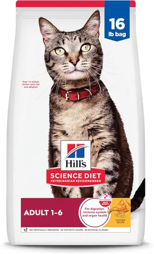 Vista 17 de Alimento seco para gatos adultos, receta de pollo para un cuidado óptimo de Hill's Science Diet