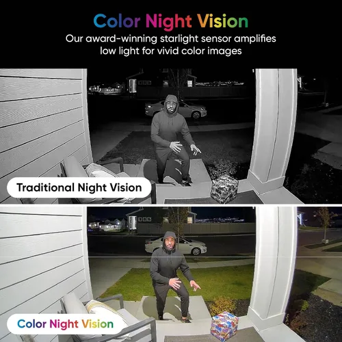 Vista 8 de WYZE Wired Doorbell Camera v2(Existing Doorbell Wiring Required), 2K HD
