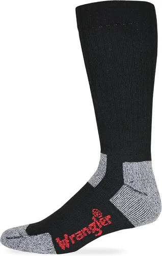Vista 2 de Wrangler Calcetines de algodón con punta de acero para hombre, 2