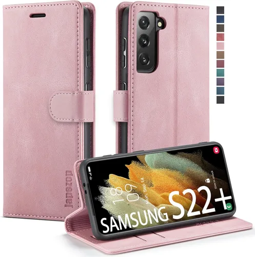 Vista 28 de Funda tipo cartera para Samsung Galaxy S22 5G con tarjetero y función atril, bloqueo magnético RFID, funda de piel con tapa para Galaxy S22 5G