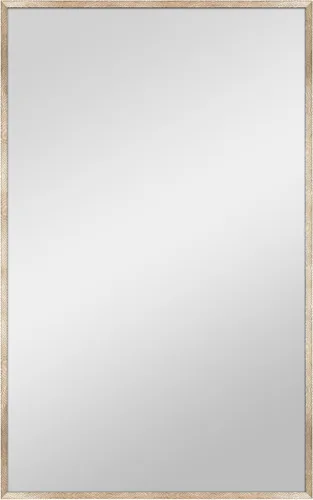 Vista 36 de MCS Simplicity - Espejo de pared grande de 21.5x25.5 pulgadas, espejo negro con detalle biselado, espejo para colgar en pared vertical u horizontal