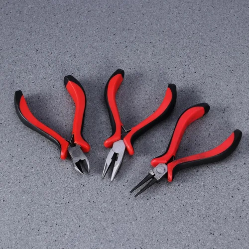 Vista 4 de 3 Pieces Jewelry Pliers Set for Beading and Metal Starter Kit