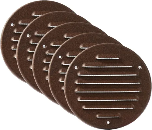 Vista 19 de Vent Systems – 3.35 x 9.84 pulgadas (interior) rejilla de ventilación de aire rectangular de metal blanco para alero, cubierta de rejilla, deflector