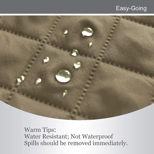 Vista 601 de Easy-Going Funda reversible para sofá chaise lounge, resistente al agua, para sofá modular en forma de L, con correas ajustables, protector
