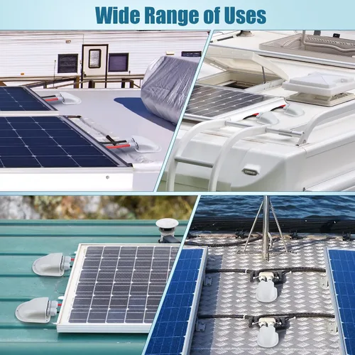 Vista 4 de Juego de 2 glándulas solares de entrada doble entrada impermeable para 3mm²-10mm² (blanco)