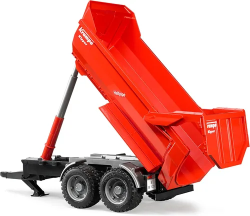 Vista 4 de Bruder 02225 Krampe Tándem Halfpipe Volquete Remolque