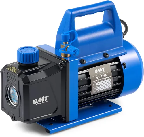 Vista 11 de Orion Motor Tech Bomba de Vacío, 3.5 cfm 1/4 hp Bomba de Vacío HVAC de Una Sola Etapa para R12 R22 R134a R410a R502, Kit de Bomba de Vacío de CA