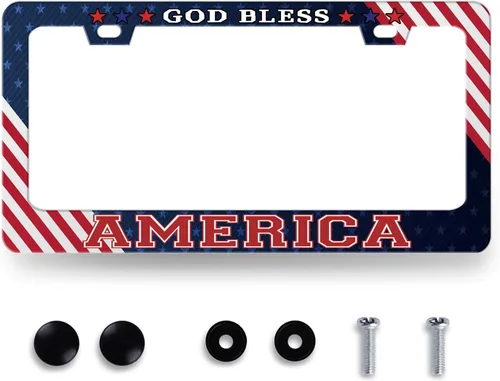 Vista 14 de American Ass - Marco de matrícula con texto divertido, soporte para placa de matrícula de acero inoxidable, personaliza la decoración de la placa