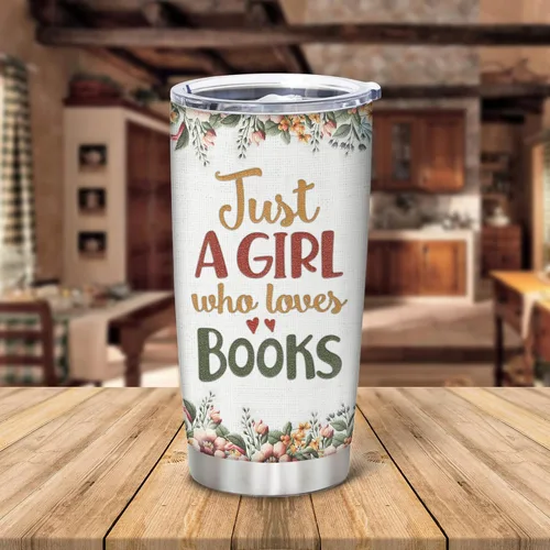 Vista 5 de Hyturtle Vaso de libro impreso personalizado, regalos de cumpleaños para amantes de los libros, regalos para amantes de los libros para mujeres