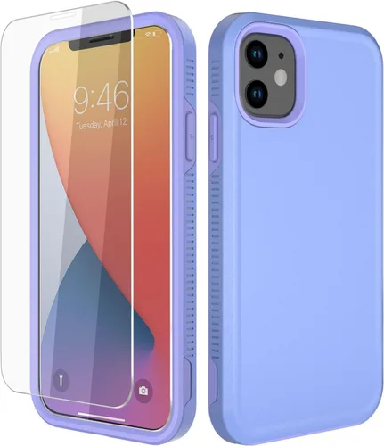 Vista 25 de Diverbox Funda para iPhone 11 [A prueba de golpes] [A prueba de caídas] [Protector de pantalla de vidrio templado], Funda de teléfono de Protección