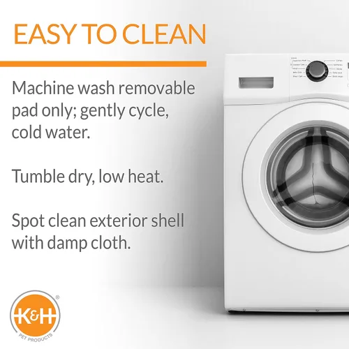 Vista 7 de K&H Pet Products EZ Mount - Cama de percha para ventana de gato, hamaca resistente para ventana de gato con ventosas fuertes, almohadilla de dormir