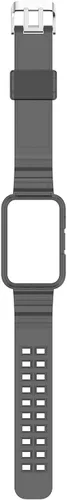 Vista 8 de Paquete de 3 correas compatibles con Huawei Fit/Fit New/Fit 2 con funda, correa resistente a prueba de golpes para Huawei Watch Fit 2, funda