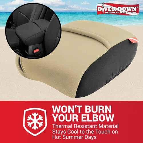Vista 5 de Diver Down Funda de neopreno para consola central, compatible con Jeep Wrangler JL y Gladiator JT 2018-2023, cubierta de consola central Jeep Rojo