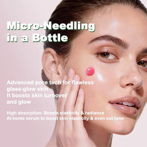 Vista 5 de Barra de bálsamo múltiple de volumen de calcio + suero de espícula rosa + parches para los ojos 60ea, colágeno elastina refuerzo y tratamiento