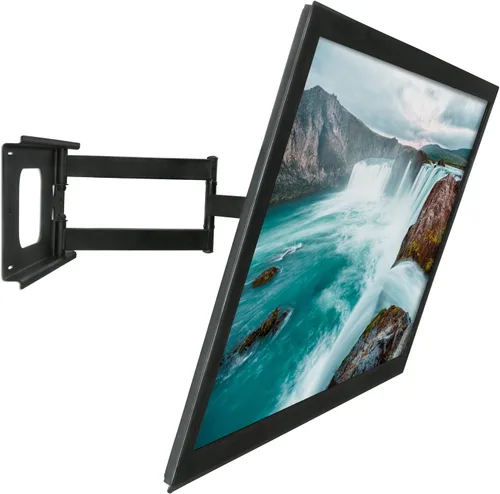 Vista 2 de Marca: MOUNT-IT! Soporte para pared con inclinación, reclinable, muy resistente, universal para televisores de 23 a 37 pulgadas