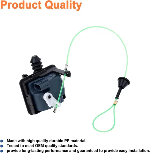 Vista 4 de Conjunto de puerta de gas con actuador de tapa de combustible (1 PS). Apto para Honda Civic 2016-2021. Sustituye a la parte # 74700TBAA02.