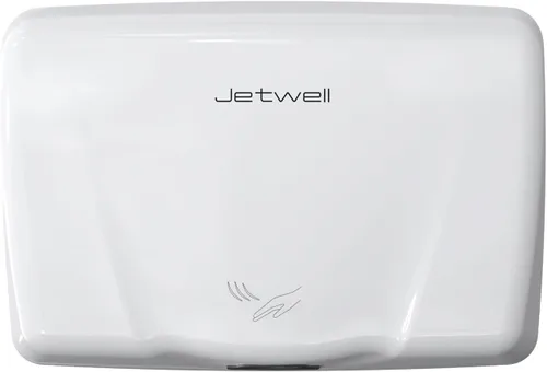 Vista 9 de JETWELL Secador de manos automático comercial de alta velocidad - Secador de manos de acero inoxidable resistente - Soplador de mano de viento cálido